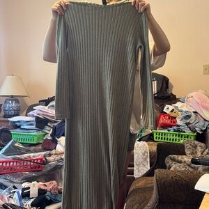 Long Slim knit type dress